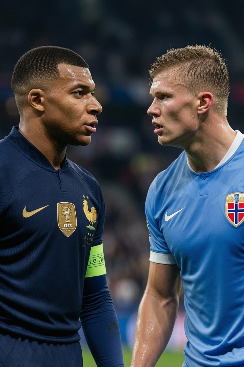 Dados Mbappé vs Haaland