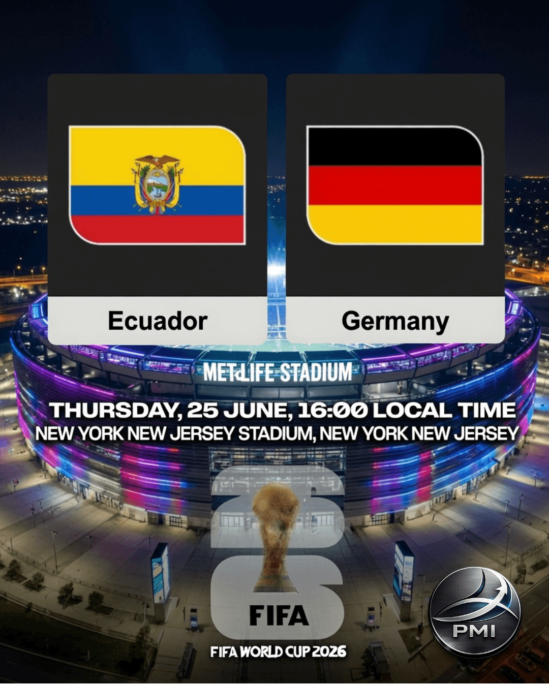 Germany vs Ecuador FIFA World Cup Group E Round 3 match predictions featuring Joshua Kimmich tactical midfield rotation on New York New Jersey Stadium natural grass pitch.